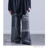 kOhAKUチェック切替ワイドパンツ | osharewalker | 詳細画像10