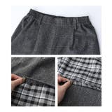 kOhAKUチェック切替ワイドパンツ | osharewalker | 詳細画像16