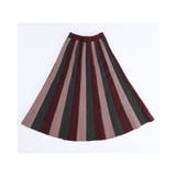 n'OrLABEL配色ニットプリーツスカート | osharewalker | 詳細画像18