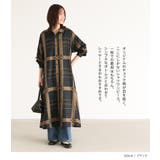 n'OrLABELビッグチェック柄シャツワンピース | osharewalker | 詳細画像2