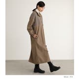 nOrLABEL異素材切替裏フリースワンピース | osharewalker | 詳細画像8