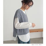 n'OrLABELニットベスト&ワンピースセット | osharewalker | 詳細画像15