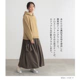 n'OrLABEL裏起毛異素材ドッキングフードワンピース  | osharewalker | 詳細画像2 