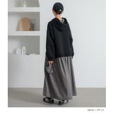 n'OrLABEL裏起毛異素材ドッキングフードワンピース  | osharewalker | 詳細画像10 