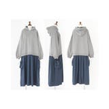 n'OrLABEL裏起毛異素材ドッキングフードワンピース  | osharewalker | 詳細画像19 