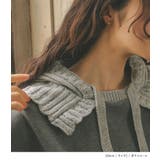 somari imagination裏起毛ニットフード付きワンピース | osharewalker | 詳細画像6 