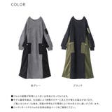 kOhAKU布帛切替ニットワンピース | osharewalker | 詳細画像20