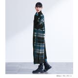 kOhAKUチェック切替タートルニットワンピース  | osharewalker | 詳細画像6 