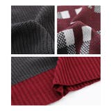 kOhAKUチェック切替タートルニットワンピース  | osharewalker | 詳細画像19 