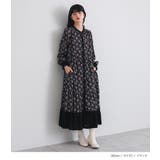 somari imaginationベロア切替花柄ティアードワンピース  | osharewalker | 詳細画像6 