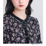 somari imaginationベロア切替花柄ティアードワンピース  | osharewalker | 詳細画像10 