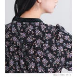 somari imaginationベロア切替花柄ティアードワンピース  | osharewalker | 詳細画像11 