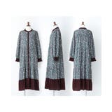 somari imaginationベロア切替花柄ティアードワンピース  | osharewalker | 詳細画像13 