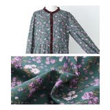 somari imaginationベロア切替花柄ティアードワンピース  | osharewalker | 詳細画像14 