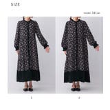 somari imaginationベロア切替花柄ティアードワンピース  | osharewalker | 詳細画像18 