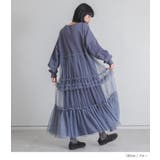 somari imaginationチュールドッキングスウェットワンピース  | osharewalker | 詳細画像5 