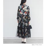 somari imagination花柄チュールドッキングワンピース  | osharewalker | 詳細画像8 