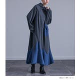 kOhAKU異素材切替裏シャギーワンピース  | osharewalker | 詳細画像3 