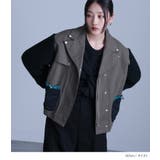 kOhAKUポケットデザインブルゾン | osharewalker | 詳細画像3