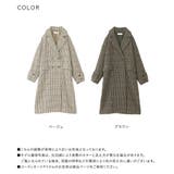 n'OrLABELチェック柄ダブルテーラードコート | osharewalker | 詳細画像19