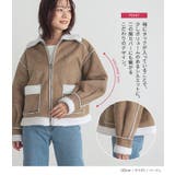 n'OrLABELフェイクムートンショートジャケット | osharewalker | 詳細画像3
