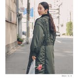 somari imaginationMA-1中綿フリルロングコート | osharewalker | 詳細画像5