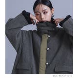 kOhAKUボア切替ミドルコート | osharewalker | 詳細画像5