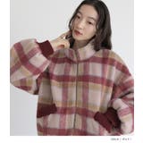 somari imagination起毛チェック柄ショートコート | osharewalker | 詳細画像4