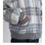 somari imagination起毛チェック柄ショートコート | osharewalker | 詳細画像14