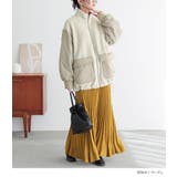 n'OrLABELボアキルティング切替ブルゾン  | osharewalker | 詳細画像9 