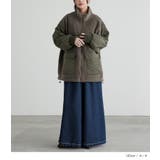 n'OrLABELボアキルティング切替ブルゾン  | osharewalker | 詳細画像16 