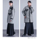 kOhAKU異素材切替バックルコート  | osharewalker | 詳細画像4 