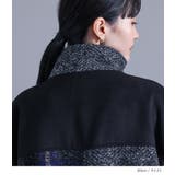 kOhAKU異素材切替スタンドロングコート  | osharewalker | 詳細画像11 