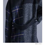 kOhAKU異素材切替スタンドロングコート  | osharewalker | 詳細画像14 