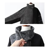 kOhAKU異素材切替スタンドロングコート  | osharewalker | 詳細画像16 