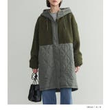 n'OrLABELボア切替キルティングミドルコート | osharewalker | 詳細画像7