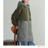 n'OrLABELボア切替キルティングミドルコート | osharewalker | 詳細画像9