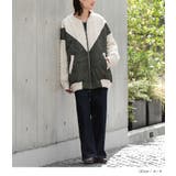 n'OrLABELキルティング×ケーブルニットドッキングブルゾン | osharewalker | 詳細画像11