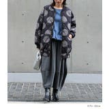 n'OrLABELドットプリントキルティングコートブルゾン  | osharewalker | 詳細画像2 