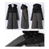 kOhAKUフードファーキルティングコート  | osharewalker | 詳細画像10 