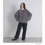 somari imagination2wayクルーネックロゴカーディガン | osharewalker | 詳細画像6 