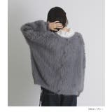 somari imagination2wayクルーネックロゴカーディガン | osharewalker | 詳細画像8 