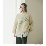 somari imagination2wayクルーネックロゴカーディガン | osharewalker | 詳細画像14 