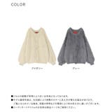 somari imagination2wayクルーネックロゴカーディガン | osharewalker | 詳細画像20 