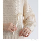 somari imaginationリボンテープモヘヤタッチニット | osharewalker | 詳細画像4 