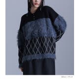 kOhAKUシャギー切替ポロニット  | osharewalker | 詳細画像12 
