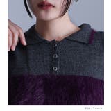 kOhAKUシャギー切替ポロニット  | osharewalker | 詳細画像13 