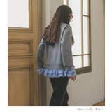 somari imaginationフリルデザイン裏起毛スウェット | osharewalker | 詳細画像4 