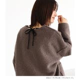 n'OrLABEL後ろリボン裏起毛リブカットソー | osharewalker | 詳細画像10
