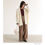 n'OrLABELダブルリブ畦編みカーディガン | osharewalker | 詳細画像16 